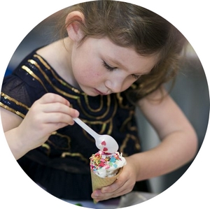 Крио-мороженое в детском саду