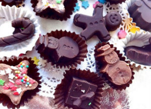 Шоколадные конфеты. Новогодний мастер-класс для детей. чУднЫе штуки. Мастер-класс на корпоратив